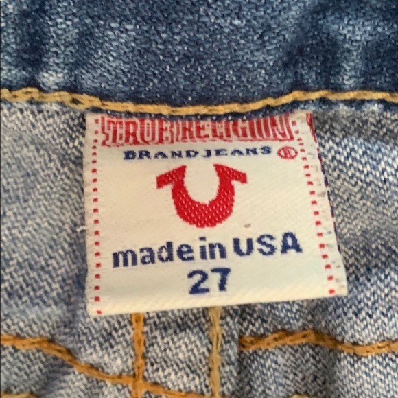 True Religion Bobby Big T distressed jeans 27 - Picture 5 of 5